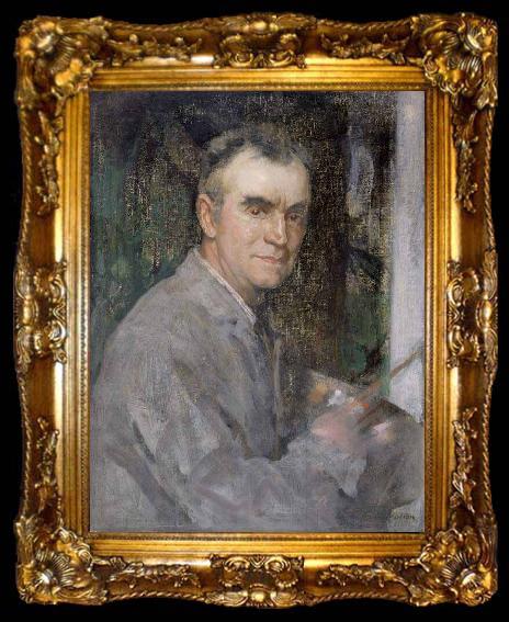 framed  Edward Arthur Walton Self portrait, ta009-2